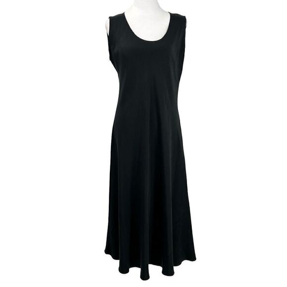 KANE SELLS STUDIO Rare Black Classic Long Dress Size Large No Fabric Tags - Picture 4 of 8